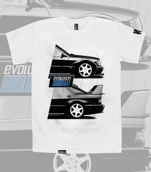 koszulka mercedes evolution - t-shirt Mercedes Benz 190 E 2.5 16v evo II