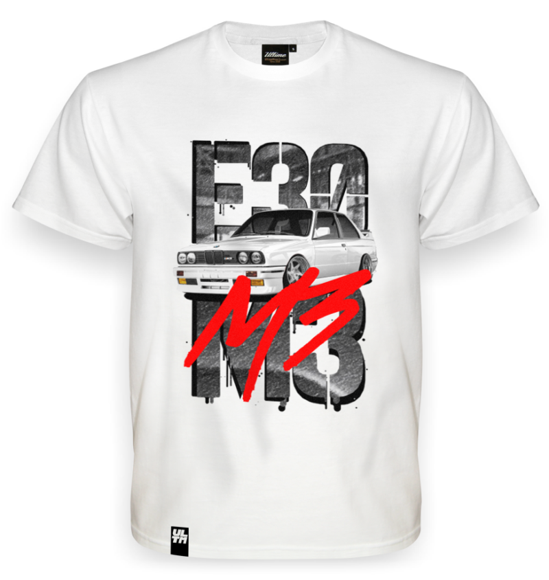 Koszulka BMW E30 M3 WHITE